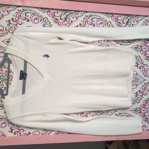 US Polo Assn white Sweater -small